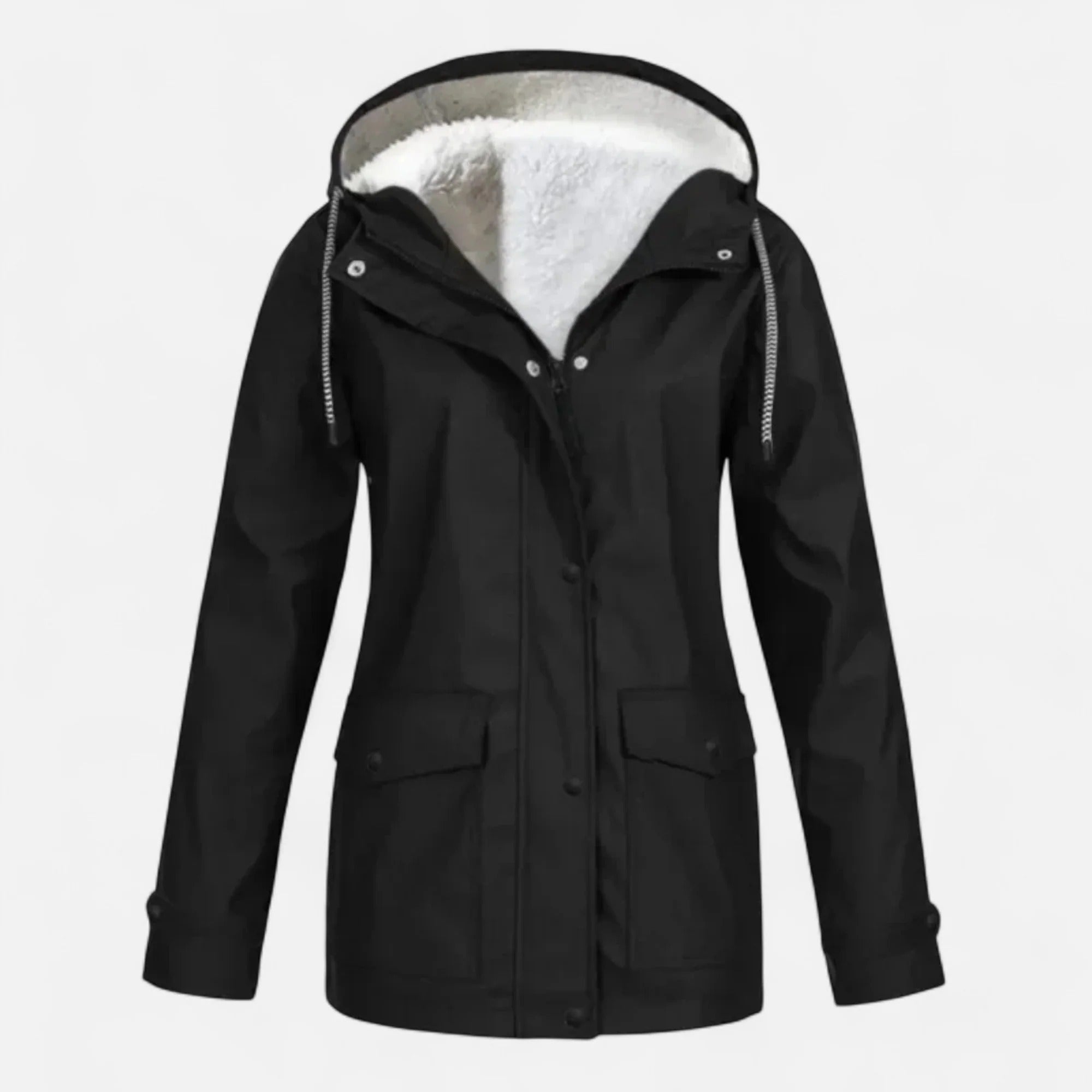 Women’s Hooded Plush Ski Coat