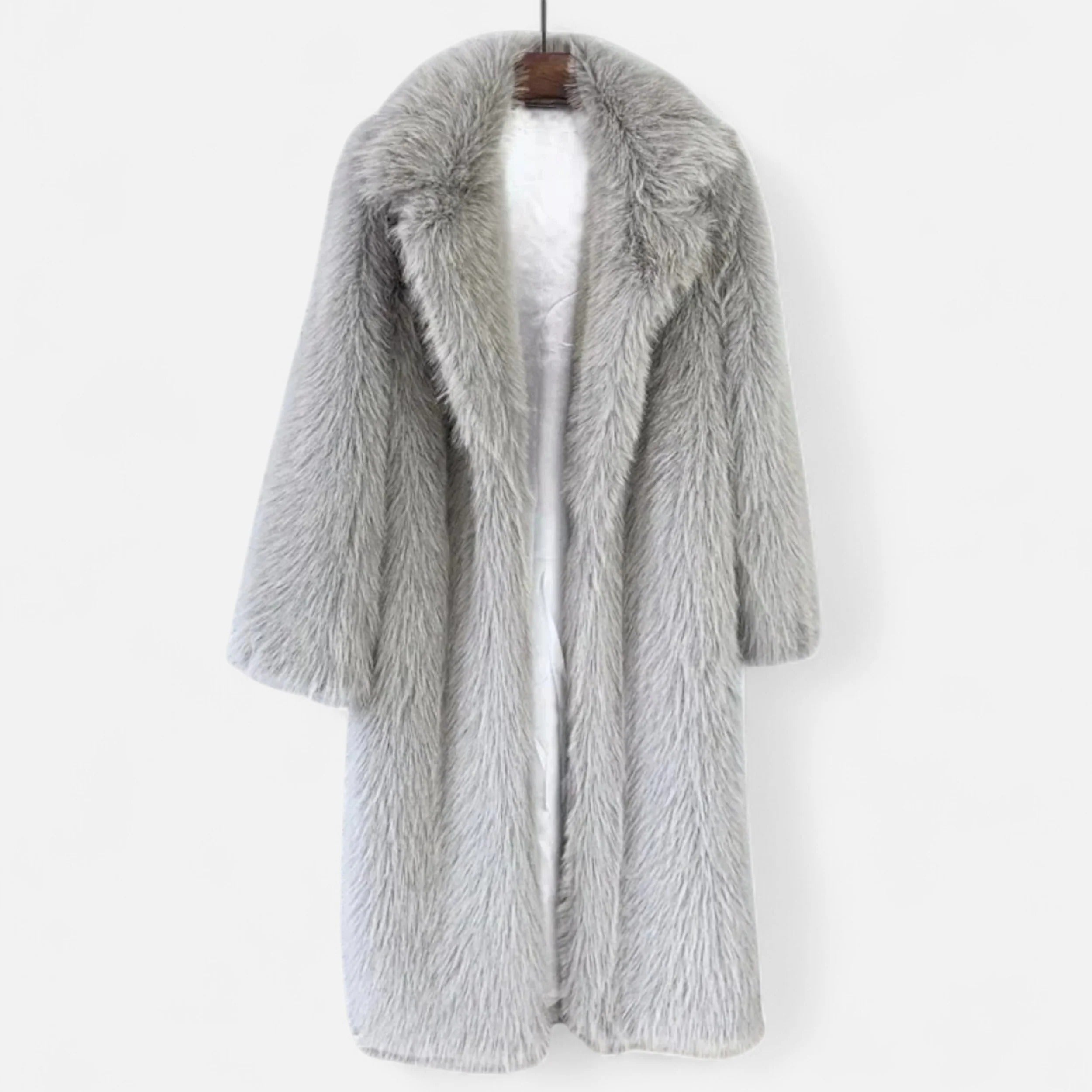Women’s Long Faux Fur Overcoat