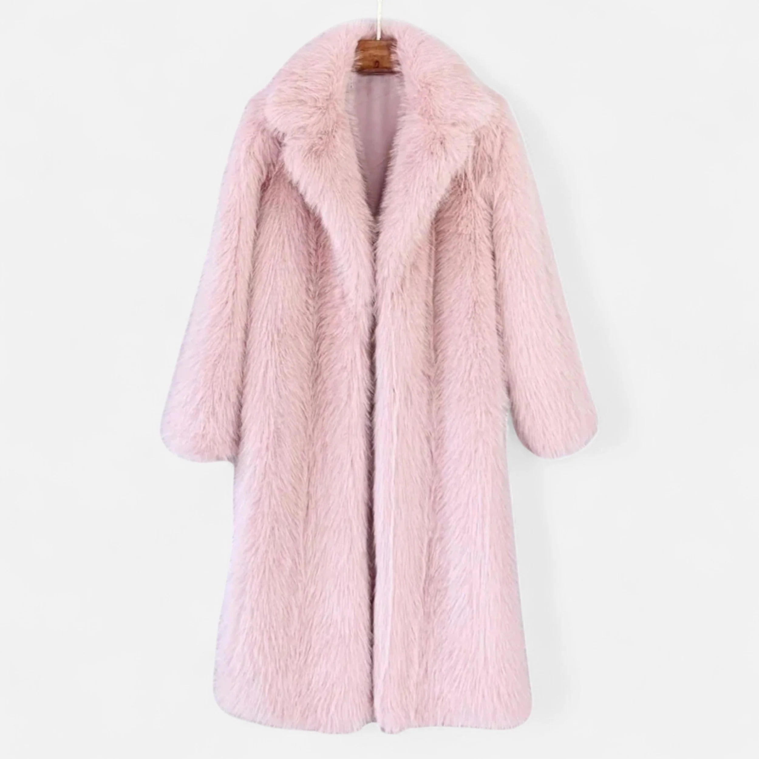 Women’s Long Faux Fur Overcoat