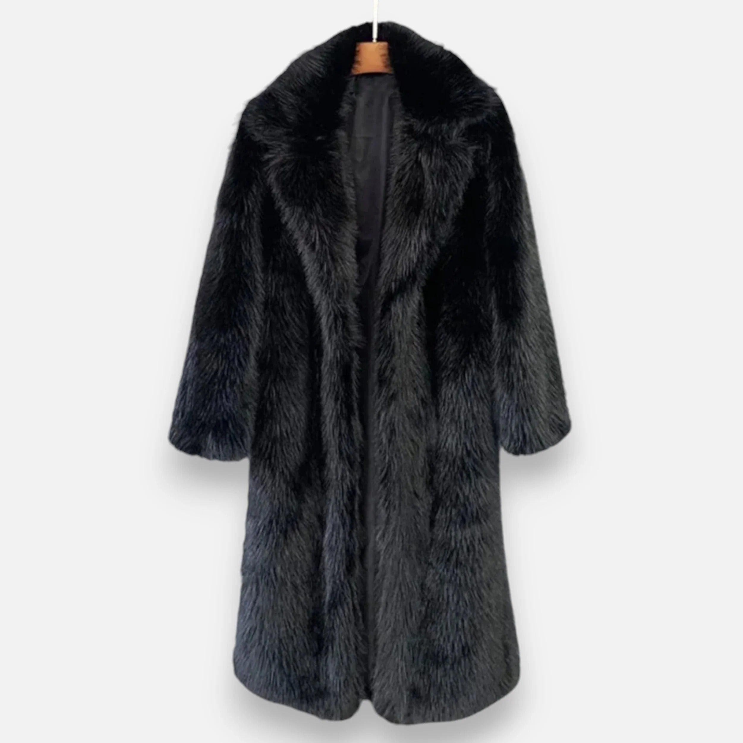 Women’s Long Faux Fur Overcoat
